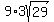 9%2A3sqrt%2829%29