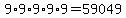 9%2A9%2A9%2A9%2A9+=+59049