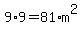 9%2A9=81%2Am%5E2