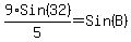 9%2ASin%2832%29%2F5+=+Sin%28B%29