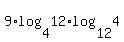 9%2Alog%284%2C12%29%2Alog%2812%2C4%29