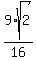 9%2Asqrt%282%5E%22%22%29%2F16