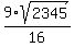9%2Asqrt%282345%29%2F16%29