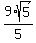 9%2Asqrt%285%29%2F5