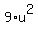 9%2Au%5E2