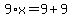 9%2Ax=9%2B9