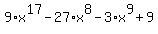 9%2Ax%5E17-27%2Ax%5E8-3%2Ax%5E9%2B9