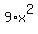 9%2Ax%5E2
