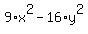 9%2Ax%5E2-16%2Ay%5E2