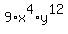 9%2Ax%5E4%2Ay%5E12