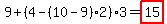 9%2B%284-%2810-9%292%293=highlight%2815%29