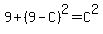 9%2B%289-C%29%5E2=C%5E2