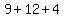 9%2B12%2B4