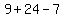 9%2B24-7