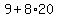 9%2B8%2A20