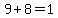 9%2B8=1