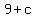 9%2Bc