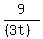 9%2F%28%283t%29%29
