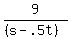 9%2F%28%28s-.5t%29%29