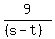 9%2F%28%28s-t%29%29