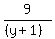 9%2F%28%28y%2B1%29%29