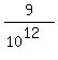 9%2F%2810%5E12%29