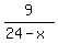 9%2F%2824-x%29
