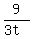 9%2F%283t%29