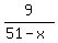 9%2F%2851-x%29