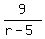 9%2F%28r-5%29