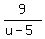 9%2F%28u-5%29