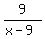 9%2F%28x+-+9%29