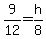 9%2F12+=+h%2F8