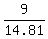 9%2F14.81