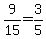 9%2F15+=+3%2F5