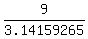 9%2F3.14159265