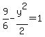 9%2F6-y%5E2%2F2=1