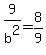 9%2Fb%5E2+=+8%2F9
