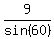 9%2Fsin%2860%29