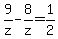 9%2Fz-8%2Fz=1%2F2