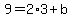 9=2%2A3%2Bb