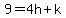 9=4h%2Bk
