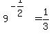 9%5E%28-1%2F2%29+=+1%2F3