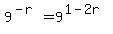 9%5E%28-r%29=+9%5E%281-2r%29+
