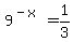 9%5E%28-x%29+=+1%2F3