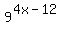 9%5E%284x-12%29