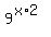 9%5E%28x%2A2%29