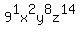 9%5E1x%5E2y%5E8z%5E14