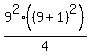 9%5E2%28%289%2B1%29%5E2%29%2F4
