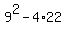 9%5E2+-+4%2A22